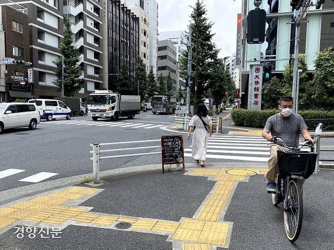 14일 2020 도쿄올림픽 취재진이 머물고 있는 도쿄 분쿄구 미디어호텔 인근 거리 모습. 올림픽 현수막이나 이벤트 등의 분위기가 나지 않고 한산한 모습이다.  2021. 7. 14 도쿄=올림픽사진공동취재단