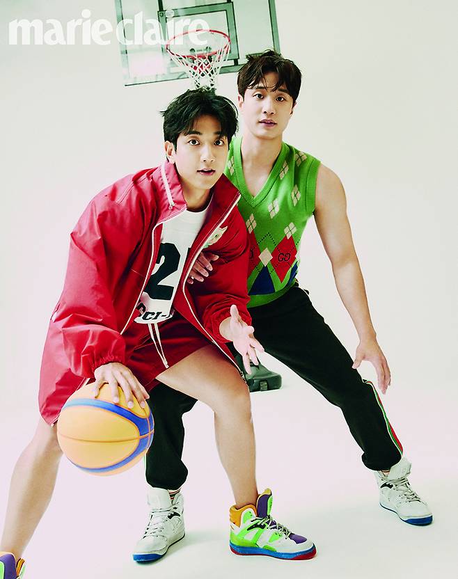 농구선수 허웅 허훈 형제 /사진제공=마리끌레르 매거진