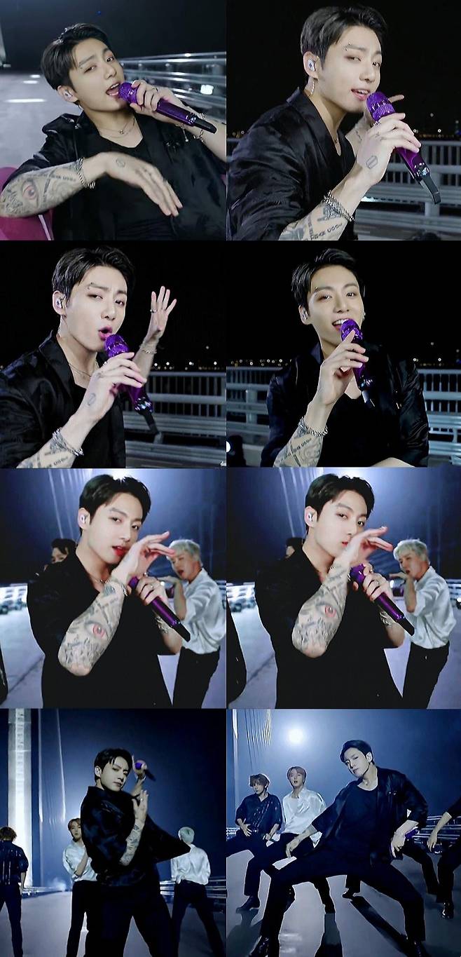 방탄소년단 정국, 美지미팰런쇼 손등키스+타투+댄브 3단 섹시 포텐 팡팡♥♥