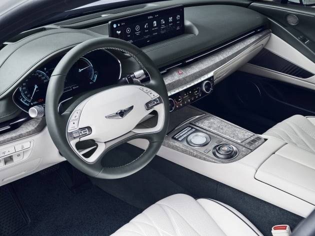 최근 출시한 G80 전기차엔 친환경 소재로 만든 내장재가 적용돼 있다. 현대차 제공