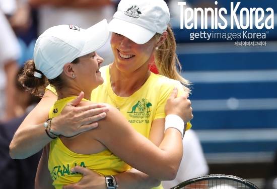 2019년 페드컵에서 국가대표로 출전한 바티(사진= GettyimagesKorea)