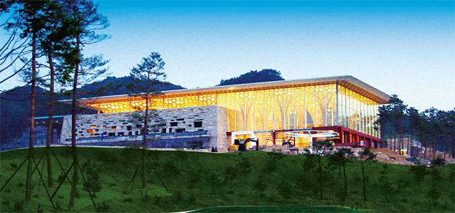 경기 여주 해슬리 나인브릿지CC의 클럽하우스 전경. 사진 CJ그룹