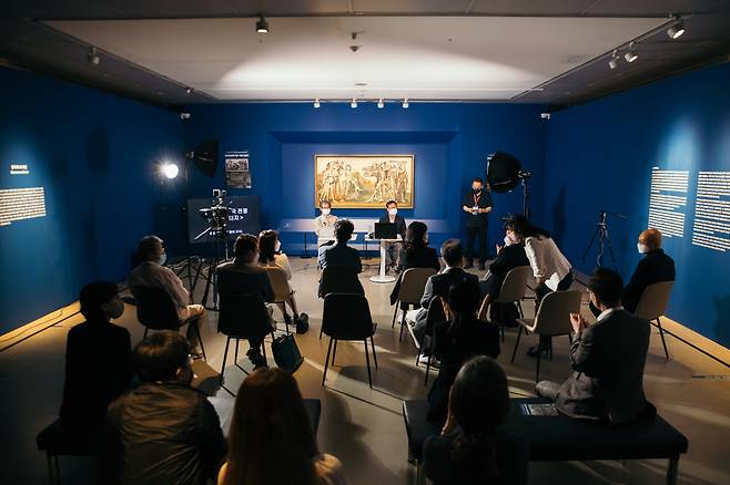 예술의전당 한가람미술관내 MeC 특별전시실에서 지난 6월25일 열린 특별대담.