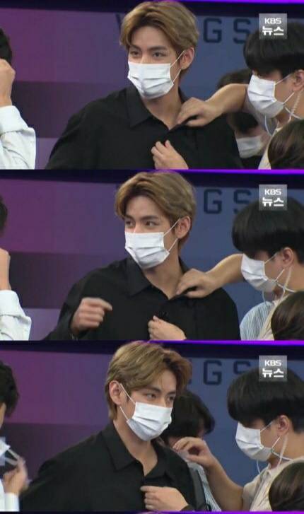 'K팝 대표 비주얼' 방탄소년단 뷔, '마스크 써도 빛나는 남자 아이돌' 1위