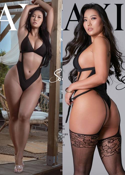 유튜브 크리에이터 ‘썬비키’가 맥심 표지 모델이 됐다. 사진=맥심