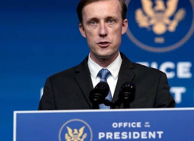 제이크 설리번 미국 백악관 국가안보보좌관. 세계일보 자료사진