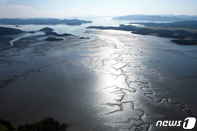 26일 중국 푸저우에서 온라인으로 열린 제44차 세계유산위원회에서 '한국의 갯벌'(Getbol, Korean Tidal Flats) 유네스코 세계유산 등재 여부가 오후 6시30분 이후 결정될 예정이다. 한국의 갯벌은 Δ서천갯벌(충남 서천) Δ고창갯벌(전북 고창) Δ신안갯벌(전남 신안) Δ보성-순천갯벌(전남 보성·순천) 등 총 4개로 구성된 연속유산이며 5개 지자체에 걸쳐 있다. 사진은 보성갯벌의 모습.(보성군 제공) 2021.7.26/뉴스1 © News1 박진규 기자,지정운 기자