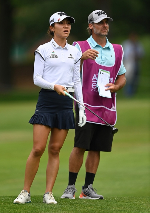 2021년 미국여자프로골프(LPGA) 투어 메이저 대회인 아문디 에비앙 챔피언십에 출전한 리디아 고. 사진제공=Getty Image