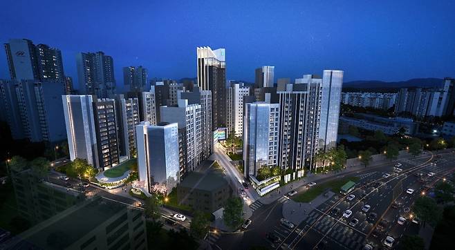 서울 강동구 고덕아남 리모델링 투시도 [삼성물산 제공, 재판매 및 DB 금지]