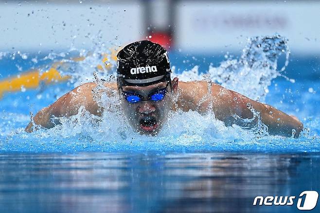 한국수영대표팀 문승우.© AFP=뉴스1