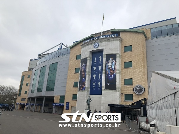 첼시 홈구장 스탬포드 브릿지 현지 전경. 사진|이형주 기자(영국 런던/스탬포드 브릿지)