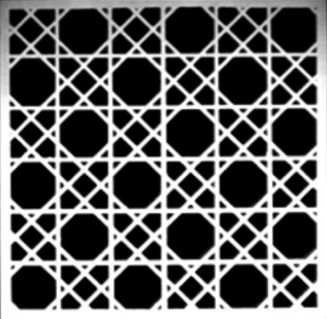 균형미를 갖춘 기하학 패턴인 비너스의 꽃바구니 골격은 한옥 문창살 격자무늬로도 어울리지 않을까. 네이처 재료 제공