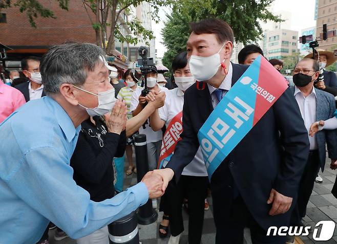 윤석열 전 검찰총장. 2021.8.3/뉴스1 © News1 구윤성 기자