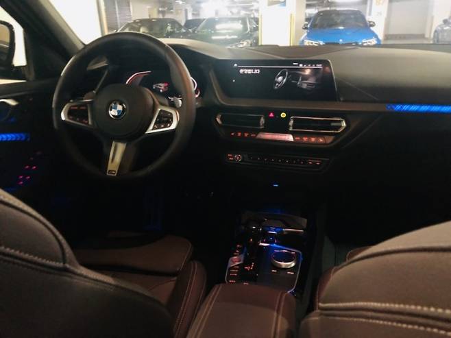BMW 118d 정면 모습. 사진-글로벌이코노믹 김정희기자