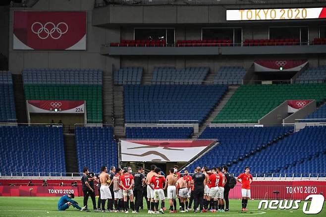 이집트 축구 국가대표팀.© AFP=뉴스1