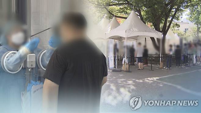 코로나19 선별검사소 (CG) [연합뉴스TV 제공]