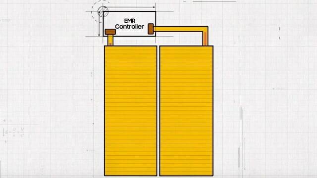 S펜을 감지하는 디지타이저 패널은 두 장으로 분리해 설치했다. (사진=삼성전자)