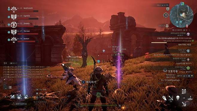 게임의 감초적인 재미 중 하나, 대신탁 퀘스트 진행 화면