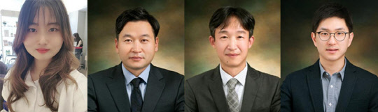 사진= (왼쪽부터)이원우 박사 과정 학생, 이호진 교수, 박창근 교수, 홍순기 교수