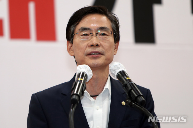 [광주=뉴시스] 변재훈 기자 = 국민의힘 조경태 의원. 2021.05.30. wisdom21@newsis.com