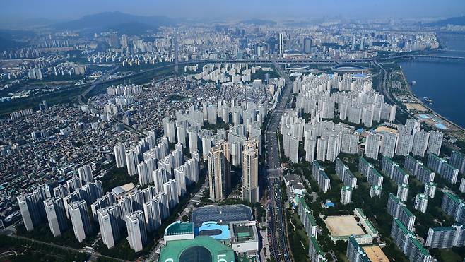 서울 시내 아파트 단지 전경. [헤럴드경제DB]