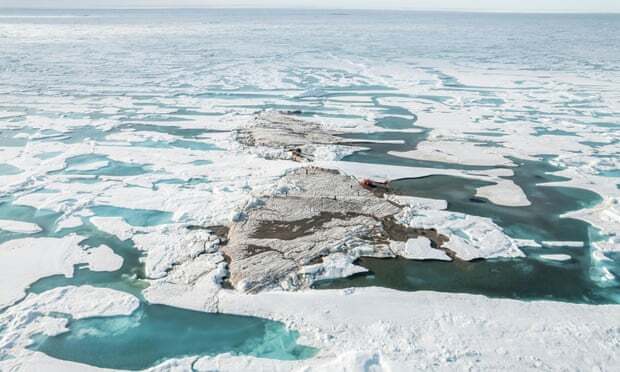 덴마크 북극 연구진이 지난달 그린란드에서 발견한 ‘세계 최북단 섬’