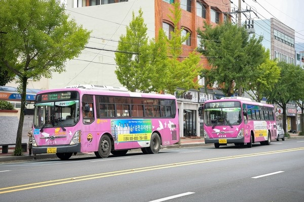 순천 시내버스 자료사진.