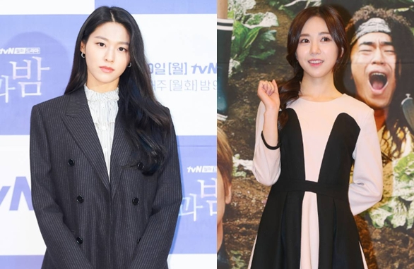 그룹 AOA 설현, 권민아(오른쪽)/사진=tvN, 이동훈 기자