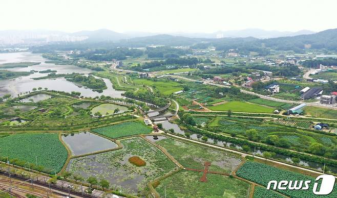 (의왕=뉴스1) 박세연 기자. 경기도 의왕시 의왕역 인근 의왕군포안산지구 모습. 2021.8.30/뉴스1