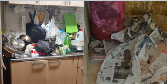 70마리의 고양이들이 살던 집의 상태./사진=따뜻한 공존 제공