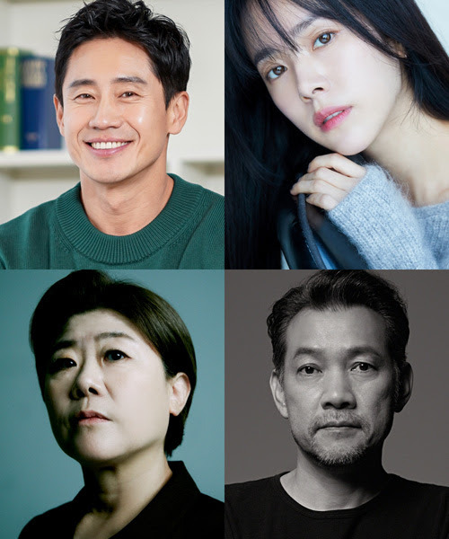 배우 신하균, 한지민, 이정은, 정진영 /사진제공= 호두앤유엔터테인먼트, BH엔터테인먼트, 윌엔터테인먼트, FNC엔터테인먼트