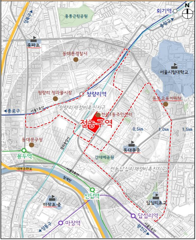 사업 위치도. /사진제공=서울시