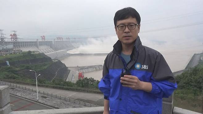 지난해 7월 기자가 싼샤댐을 찾았을 때 모습