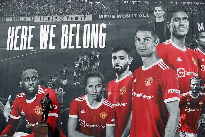 맨유 일원으로 돌아온 호날두가 EPL 우승을 선언했다. [로이터=연합뉴스]