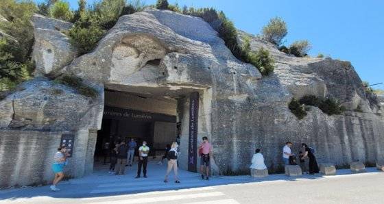 레보드프로방스에 있는 빛의 채석장 입구. [사진 연경 제공]