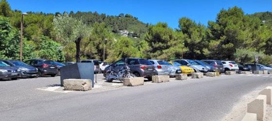 빛의 채석장 매표소 앞 주차장. [사진 연경 제공]