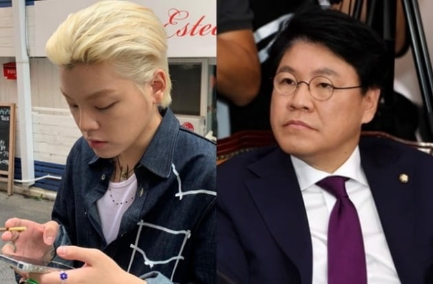 래퍼 노엘(좌측)과 아버지 장제원 국민의힘 의원 /사진=인스타그램, 연합뉴스