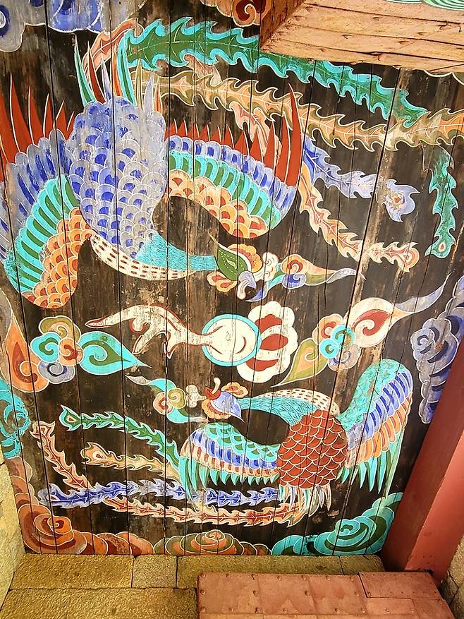 공남문 천정 주작