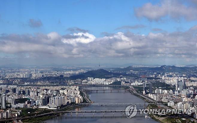 파란 가을 하늘 [연합뉴스 자료사진]