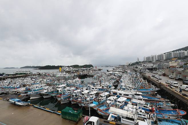 지난달 23일 제12호 태풍 \