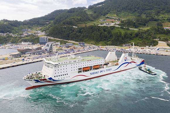 대형크루즈선 뉴시다오펄호. [사진=울릉크루즈]