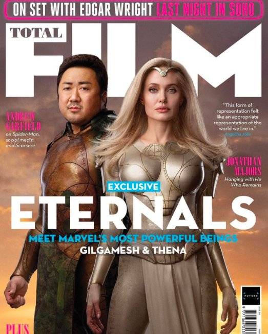 배우 마동석(왼쪽)과 안젤리나 졸리. 마동석 인스타그램