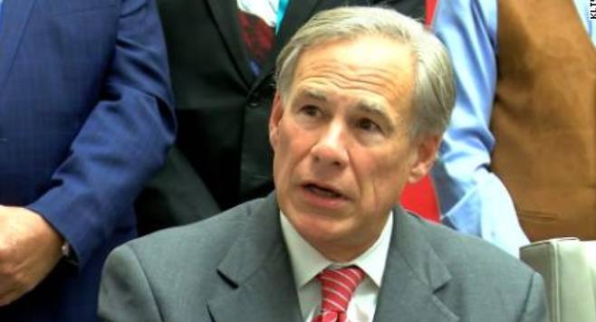 그렉 애보트 텍사스 주지사 / 사진=CNN 방송화면 캡처