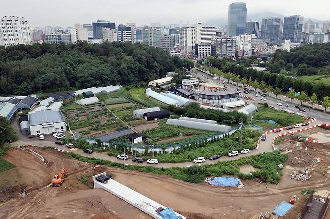 경기 과천시 갈현동 일대 모습. [연합]