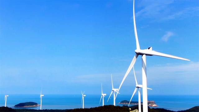 [신안=뉴시스] 전남 신안 해상풍력 발전기. (사진=전남도 제공) photo@newsis.com *재판매 및 DB 금지