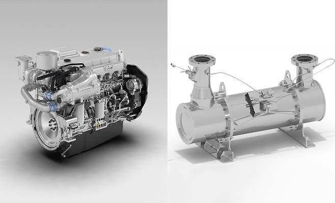 현대두산인프라코어, 친환경 전자식 선박엔진 출시 [현대두산인프라코어 제공. 재판매 및 DB 금지]