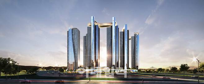 부산 좌천범일 통합2지구 입면도