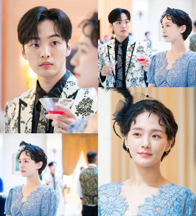 Kim Min-jaes unusual look towards Park Gyoo-yeong was captured.KBS 2TVs new tree drama Dali and Gamja-tang (playplayed by Son Eun-hye, Park Se-eun / Director Lee Jung-seop) unveiled SteelSeries, a party venue for Jin Muhak (Kim Min-jae) and Park Gyoo-yeong, on September 13.Dari and Gamja-tang is Ignorance - Ignorance - Muhak 3 The one thing that is a life is Casualism man and Bon-to-Bi-Gutti, but Casimbi-Present woman, who is a life rattle, is an art romance that narrows the gap between each other through the medium of art museum.Muhak is the second son of Don Don F & B, which grew from a small Gamja-tang house to a global restaurant company.Ignorance, ignorance, and Muhak 3 Owners of No, but the sense of business and money smell is a wonderful person.Muhak is a visiting researcher at an art museum that runs too differently in growth background, academic background, and taste. He is fluent in seven languages and perfect in personality, but he is a living rash character who can not solve a meal without help from someone.The SteelSeries, which was released, featured Muhak and Dali finding a luxury party.The two of them had met for the first time with a sign reading Welcome Mr. Jin, and the place they were headed for was a party hall filled with elegant and luxurious atmosphere.Unlike Muhak, the story of accompanying the party is curious.Unlike Muhak, who enjoyed the party, Muhaks gaze at one point seems fixed to Dali, who has raised her elegant charm with a noble hairstyle and blue dress.Muhak is looking at her as if she were sucked into Dali, like a person in a stationary state.I do not know what Muhaks unusual eyes are, but Im afraid theyre lost in the other.I wonder more about the reason why Muhak looked like he was in love with Darley, and what kind of person he took away Darleys gaze.The scene where Muhak begins to fall for Dali, said Dali and Gamja-tang, and please expect Muhak, who only knows money, and Dalis sparking heart-throbbing love story that only knows art.