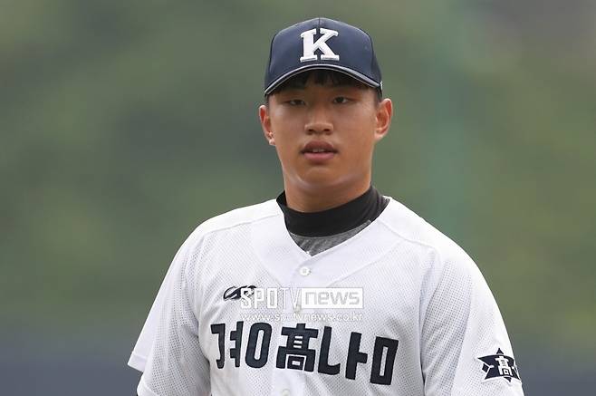 ▲ LG 트윈스에 지명된 경남고 투수 김주완. ⓒ곽혜미 기자