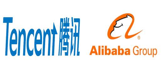 텐센트와 알리바바의 로고(사진=각 사)